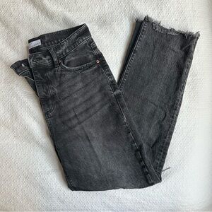 washed black loft jeans size 2/ w 26”